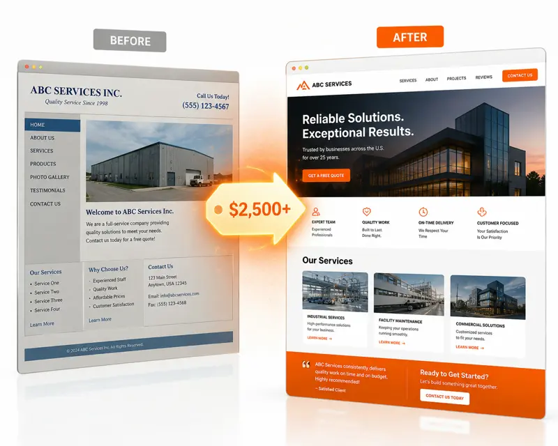 Website Redesign Cost for US Small Businesses in 2026