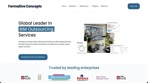 Formative Concepts, website by FactoryJet