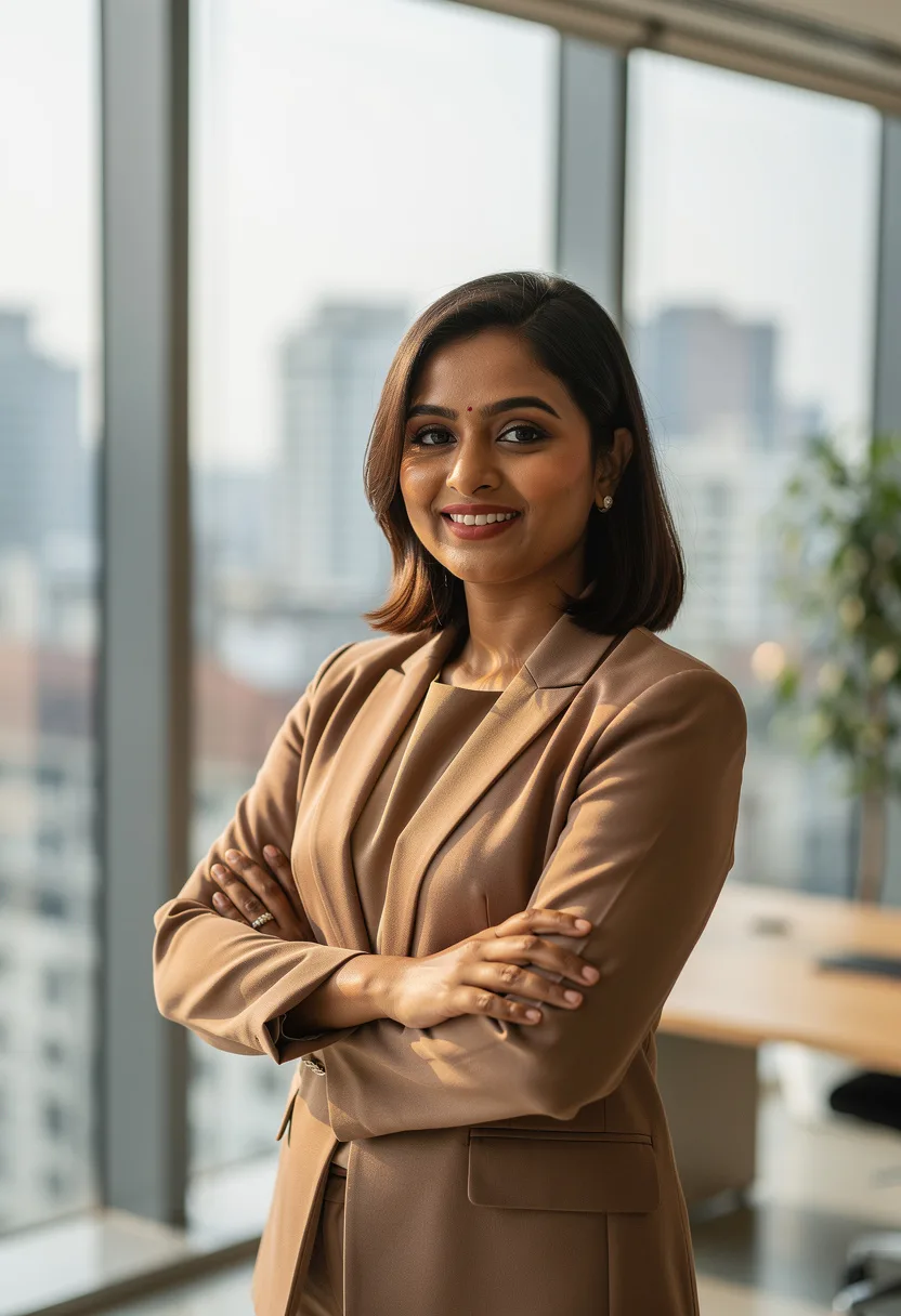 A digital marketing strategist in a modern Mumbai office