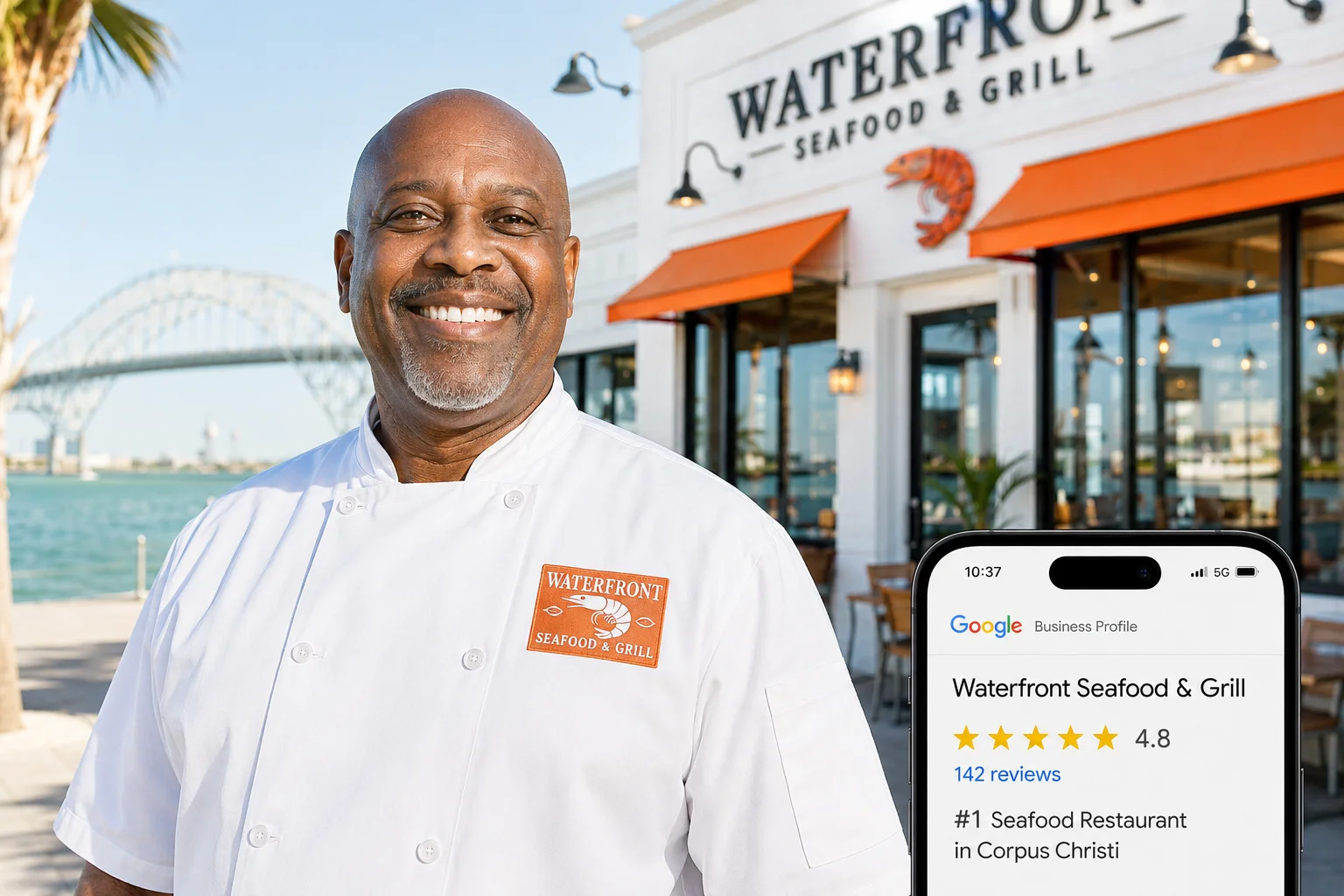 Corpus Christi TX business owners across the Coastal Bend, hospitality, marine, energy, and retail all run on local search